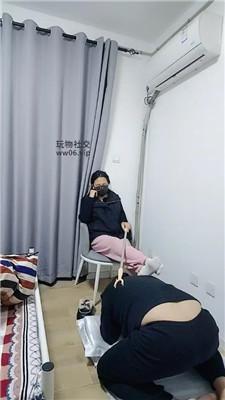 上海汤圆白袜脚踩废物奴 JS241128-19