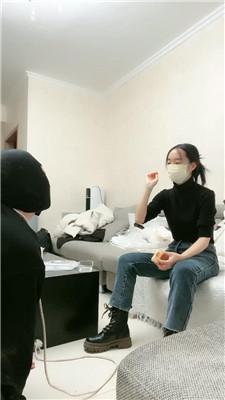 子衿殿下楼道遛狗/清理超脏短靴 JS241205-47