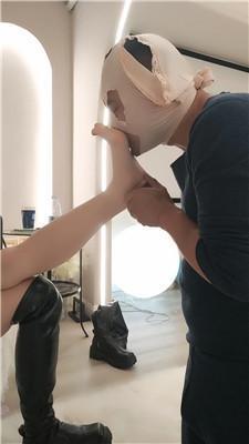 嘉昕体罚老狗-舔脏鞋底/抽耳光/嘴叼袜/喝洗脚水 JS241203-19