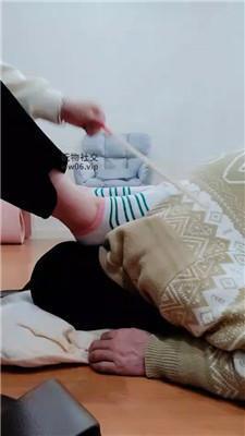 拽拽原味棉袜虐/揪耳朵/藤条抽 JS241204-2