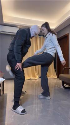 伊未老爹鞋白袜踢裆踩踏/白袜脚捂脸 bf48105