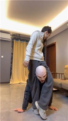 伊未老爹鞋白袜踢裆踩踏/白袜脚捂脸 bf48105