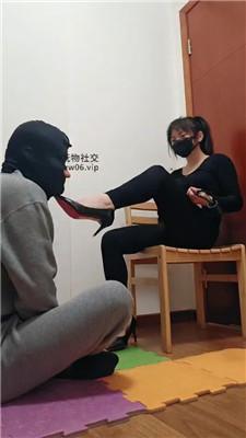 思纯高跟玉足踩/鞭打内裤套头 JS241211-7