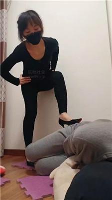 思纯高跟玉足踩/鞭打内裤套头 JS241211-7