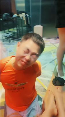 咩祖双S-双M-捆绑/跪舔肉丝jio/藤条狠抽/踩踏 bf48048