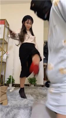 林夕靴子+小白鞋+白袜+高跟踢裆 JS241210-9