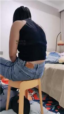 阿雅牛仔裤坐脸窒息/短靴黑丝踩 JS241208-66