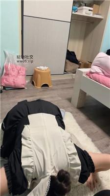 沐沐大大藤条威胁/白袜脚诱惑闺蜜犬 JS241209-7