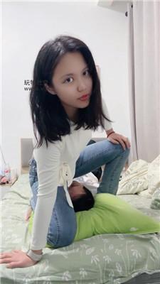 栀子女王牛仔裤女神坐脸窒息 bf47916