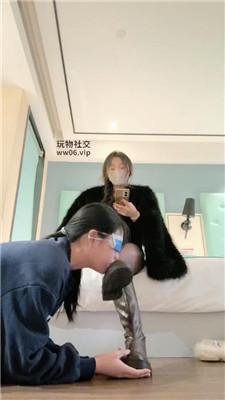 【爱秀套图】【爱可】学姐变成鞋子清理器bf47930