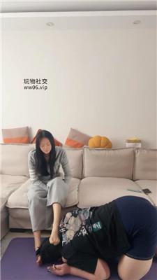 埋汰骑马玉足踩虐废物奴 JS241207-6