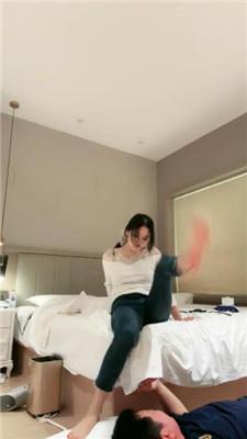 牙乖乖鞋抽耳光/重度鞭打/舔玉足棉袜 JS241206-39