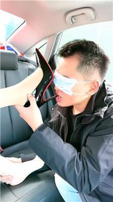 丽娜车内调-舔高跟/肉丝脚深喉 JS241207-7