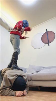 妮蔻长靴踩踏踢踹/强制闻白船袜/毁容式踩脸 bf48317