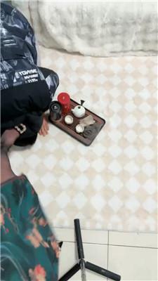 苒溪牵着狗链强迫做家务 JS241213-31