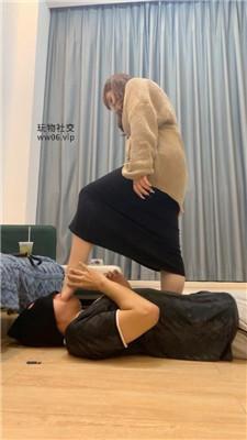 妍琦重度sp/清理脏鞋/全体重踩/抽耳光 JS241212-37