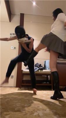 缈缈重度连环踢裆/舔脏长靴/闻鞋闻船袜 bf48154