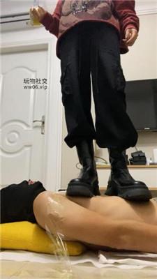 艾黎s胶带捆绑/清理脏短靴/脚喂食 bf48134