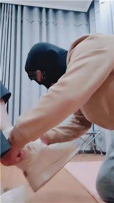 【爱秀套图】【拽拽】捂了一天的白棉袜脚气味辱241220-2