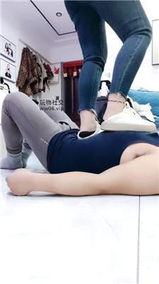 李老师小白鞋船袜全体重踩踏 JS241220-37