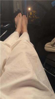 素人挖掘机拖鞋白袜素人女神车内调 JS241220-10