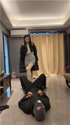 伊未超脏鞋底乳/短靴肉丝踩虐/踢踹鞭打 bf48390