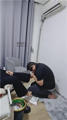 上海汤圆裸足狂舔衣架抽踩踏    241216-4