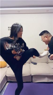 【爱秀套图】【埋汰】玉足狂舔/运动白袜气味辱JS241231-17