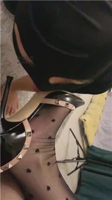 小渔铆钉高跟黑丝+长靴羞辱抖M前任 JS250101-22