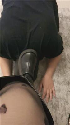 小渔铆钉高跟黑丝+长靴羞辱抖M前任 JS250101-22