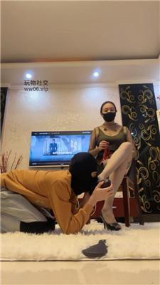 颜主坐脸窒息/跪舔高跟丝袜/鞭打 JS241231-28