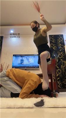 颜主坐脸窒息/跪舔高跟丝袜/鞭打 JS241231-28