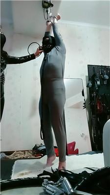 冰炫骑马高跟长靴踩虐/吊绑鞭打 JS241230-18