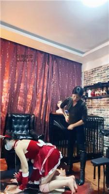 【爱秀套图】【冷颜】狗笼囚禁圣诞女神命令发骚JS241230-38