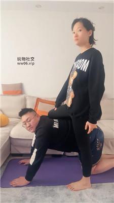 埋汰瑜伽女神S-玉足踩虐/骑马 JS241231-1