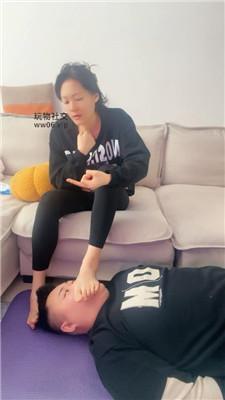 埋汰瑜伽女神S-玉足踩虐/骑马 JS241231-1