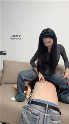 辣辣bb指甲狠刮/掐乳/重度鞭打/白袜脚踩虐 JS241228-25