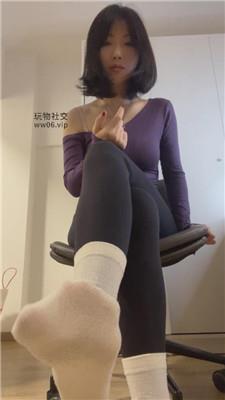 歪歪sama瑜伽裤臀灯白棉    241226-5