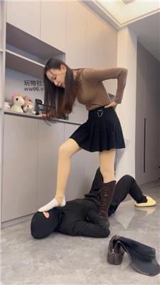 白鹭170模特-长靴骑马狗爬/全体重踩踏踢踹 bf48614