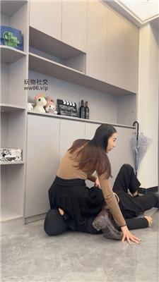 白鹭170模特-长靴骑马狗爬/全体重踩踏踢踹 bf48614