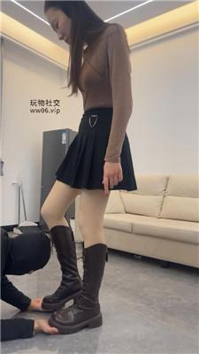 白鹭170模特-长靴骑马狗爬/全体重踩踏踢踹 bf48614