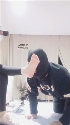 羽唯毛拖鞋捂了一天的脚强迫舔 JS241223-12