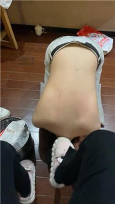 白兔3S-原味黑棉袜脚玩奴 JS250108-3