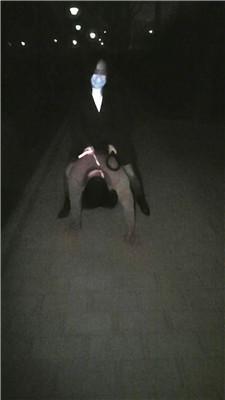 沐颜深夜户外遛狗踩踏处刑 bf49145