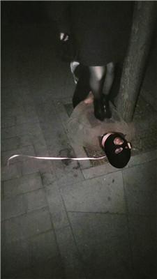 沐颜深夜户外遛狗踩踏处刑 bf49145