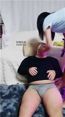 月月女神保鲜膜全包捆绑窒息 JS250108-4