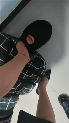 沐颜五花大绑强制舔臭脚丫 JS250107-21