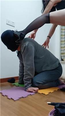 思纯揪耳朵/捆绑/性感黑丝诱惑/滴蜡 JS250107-19