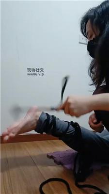 思纯揪耳朵/捆绑/性感黑丝诱惑/滴蜡 JS250107-19