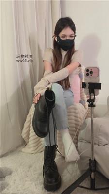 夏桑马丁靴脏白棉袜寸    250104-7